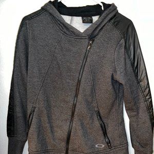 Oakley Cotton Performance Zip-Up Grey X-Small